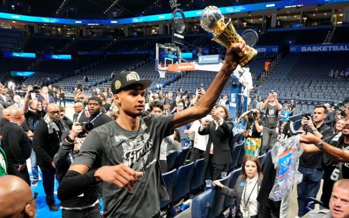 Wembanyama gana en MVP de la final de Conferencia, ahora va por el trofeo de la NBA