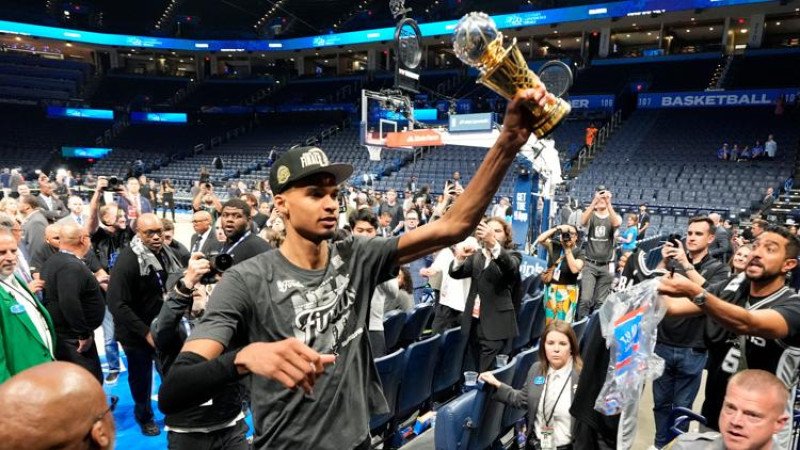 Wembanyama gana en MVP de la final de Conferencia, ahora va por el trofeo de la NBA
