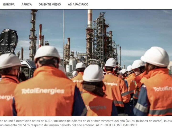 Francia debate qué hacer con las ganancias récord de TotalEnergies por la guerra
