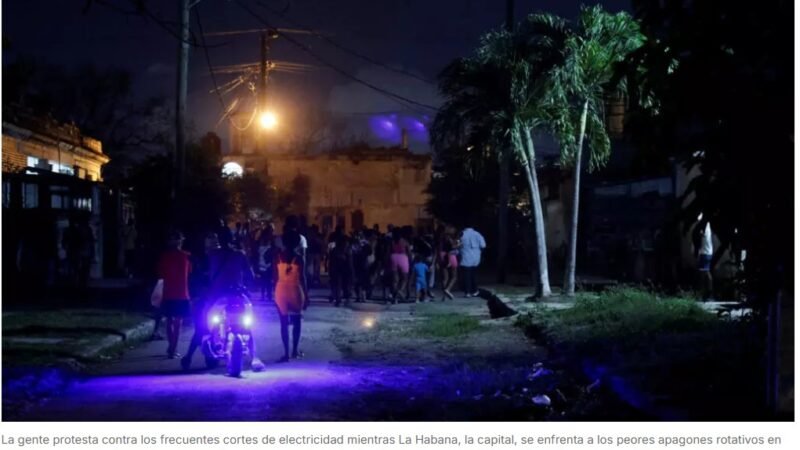 Apagón masivo en el este de la isla afecta a siete de 15 provincias