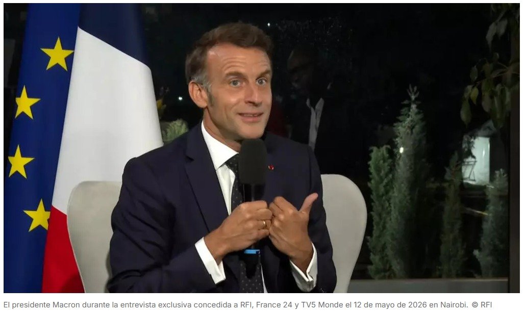 «Los verdaderos colonizadores del siglo XXI son los rusos», dice Macron a RFI