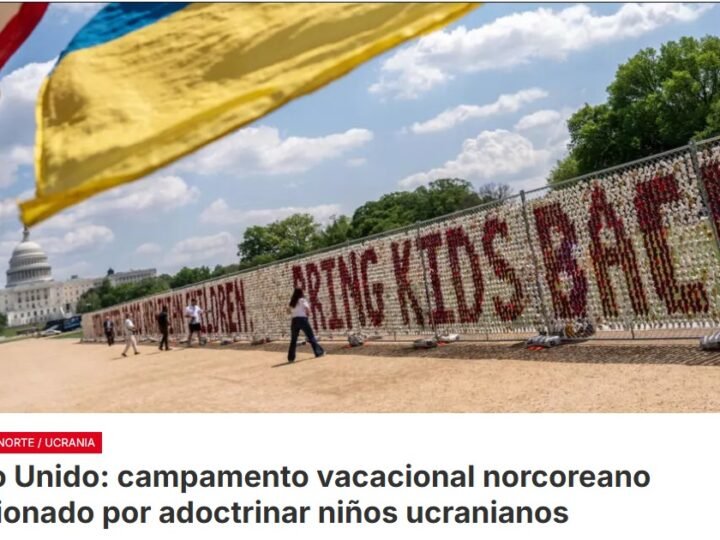 Campamento vacacional norcoreano sancionado por adoctrinar niños ucranianos