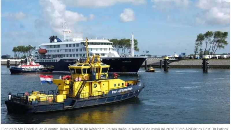El crucero del hantavirus finaliza su travesía