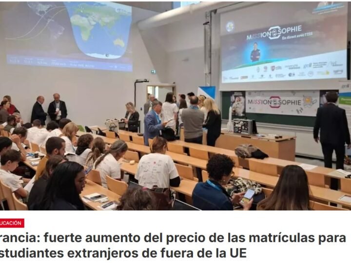 Estudiar en Francia va a costar mucho más caro para los estudiantes que no son ciudadanos de la Unión Europea