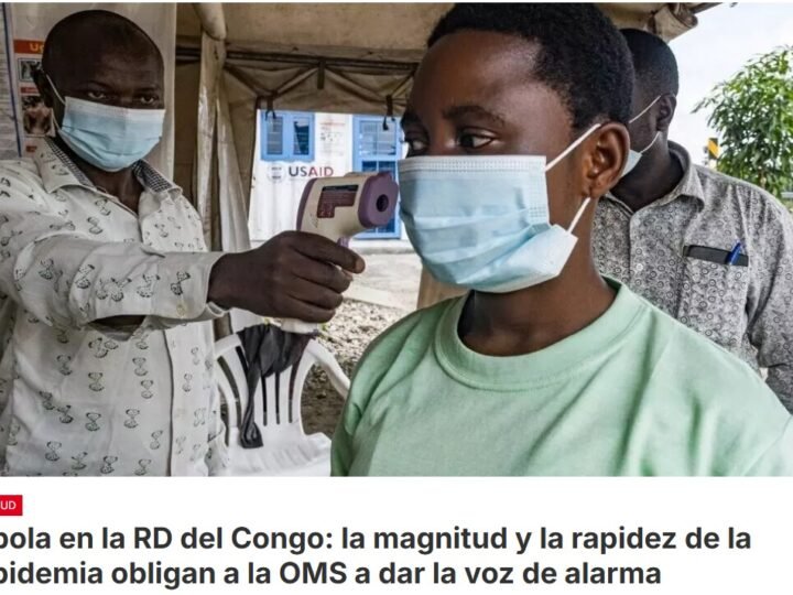 En la República Democrática del Congo (RDC), la epidemia de ébola ya habría causado 131 muertes y más de 513 casos sospechosos