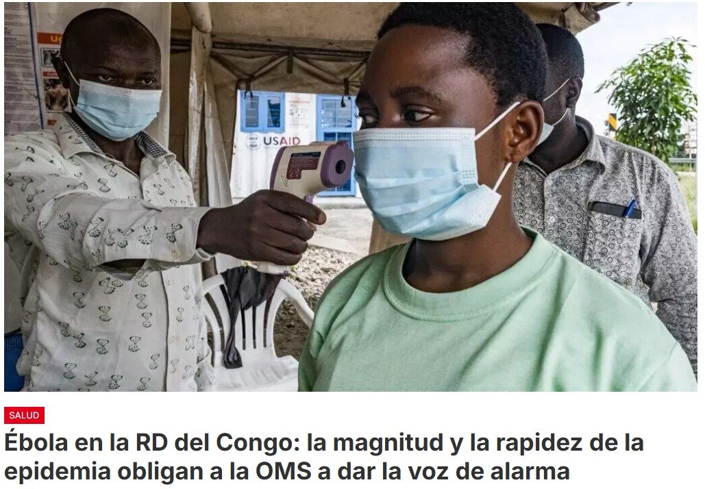 En la República Democrática del Congo (RDC), la epidemia de ébola ya habría causado 131 muertes y más de 513 casos sospechosos