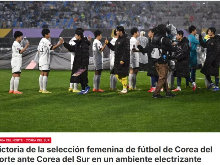 En Corea del Sur, un partido histórico de fútbol femenino enfrentó a una selección norcoreana con una surcoreana