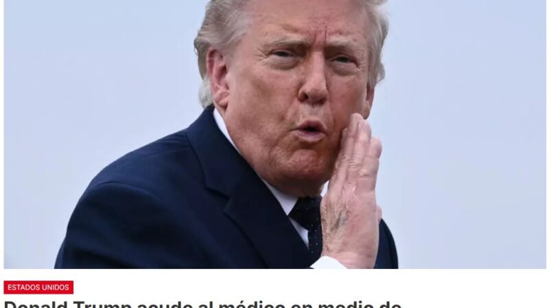 El presidente estadounidense se somete este martes 26 de mayo a sus exámenes médicos y dentales en el Hospital Militar Walter Reed, donde se atiende a los presidentes estadounidenses
