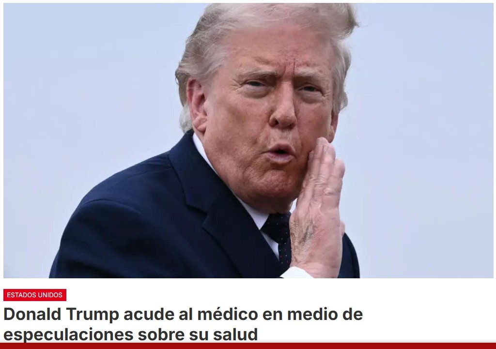 El presidente estadounidense se somete este martes 26 de mayo a sus exámenes médicos y dentales en el Hospital Militar Walter Reed, donde se atiende a los presidentes estadounidenses
