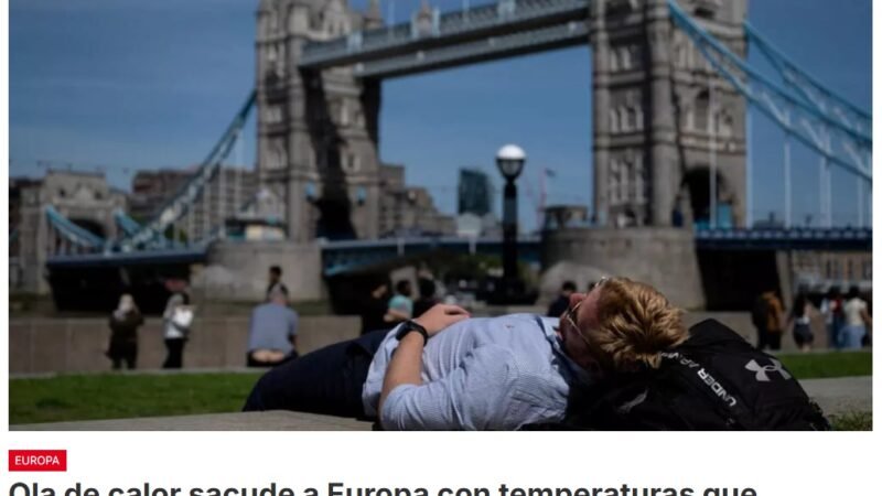 Francia atraviesa por una ola de calor sin precedentes antes del verano, que se tradujo el domingo en récords de altas temperaturas para el mes de mayo