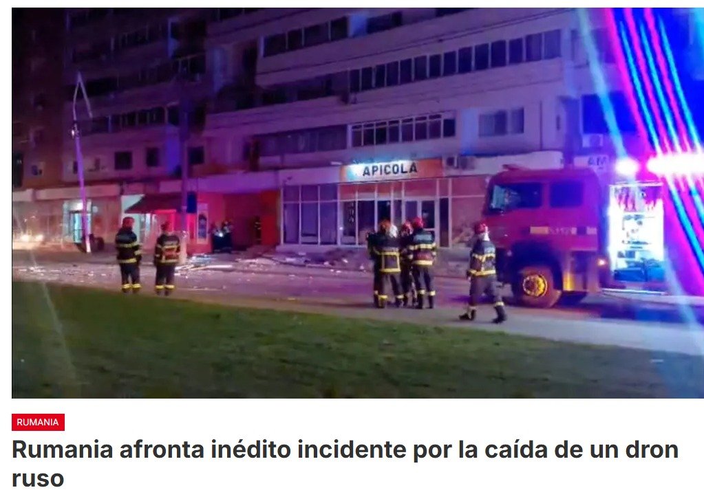Nicusor Dan, convoca al Consejo Supremo de Defensa por la caída de un dron que deja dos heridos en un edificio cercano a la frontera con Ucrania