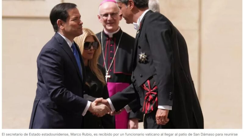 Marco Rubio visita al papa León XIV para aliviar las tensiones entre Vaticano y EEUU