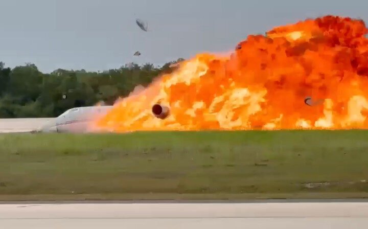 Mueren piloto y copiloto al estrellarse jet privado