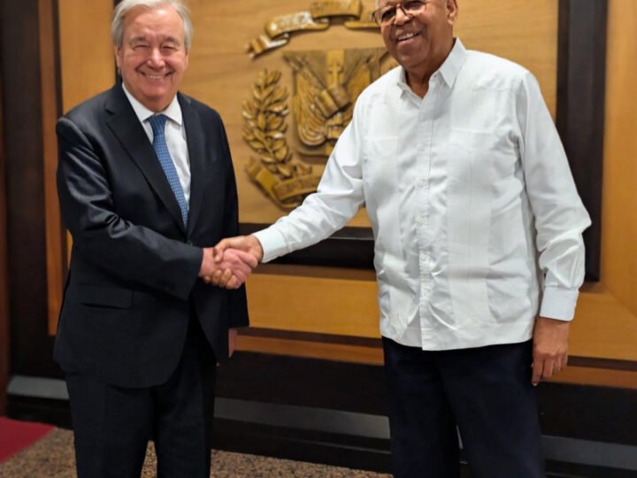 El apoyo dominicano apoyo nos ha permitido establecer la misión en Haití, dice el secretario General de la ONU