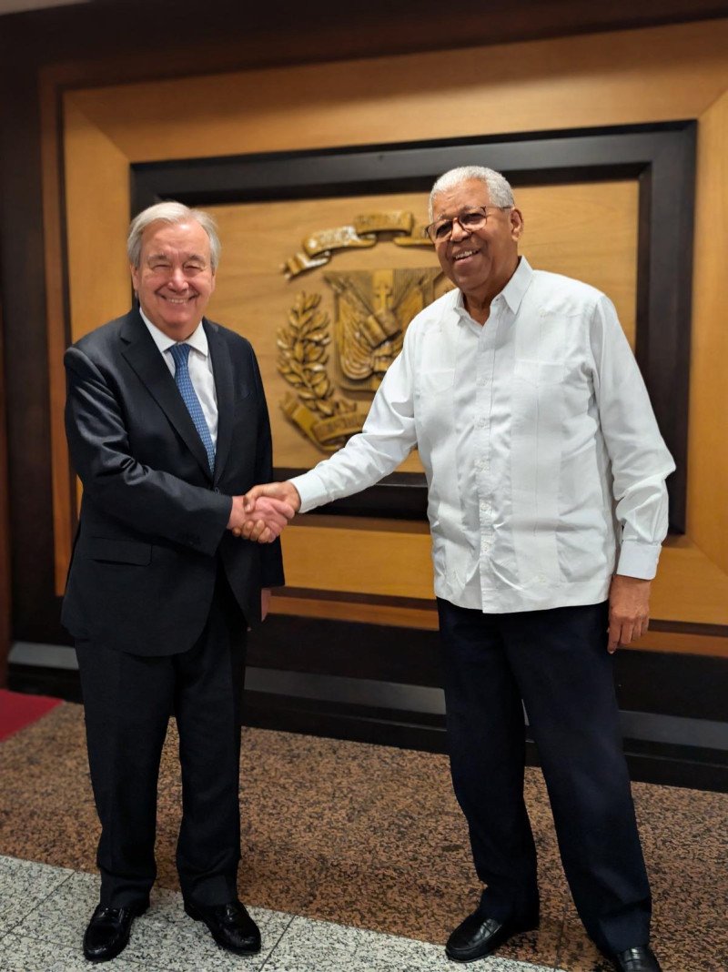 El apoyo dominicano apoyo nos ha permitido establecer la misión en Haití, dice el secretario General de la ONU