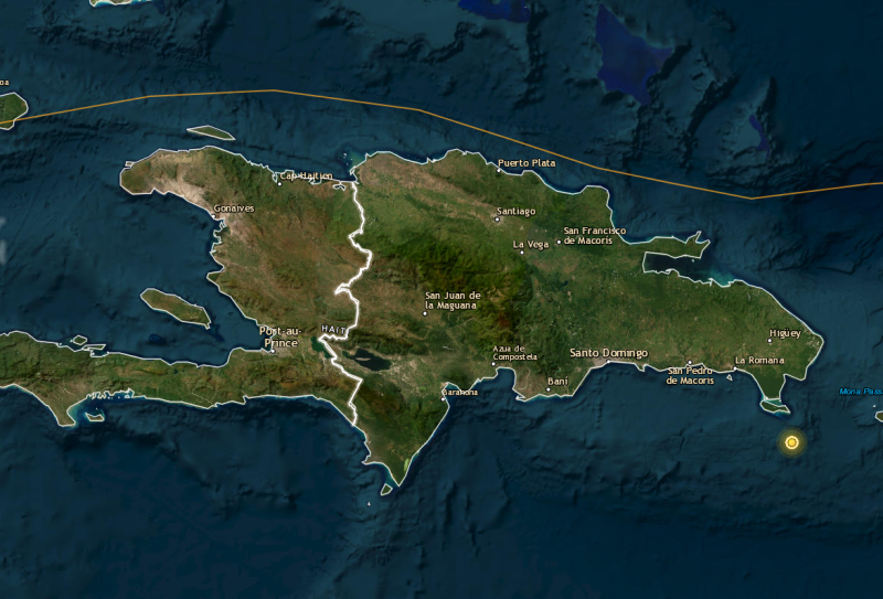 Temblor de tierra en República Dominicana