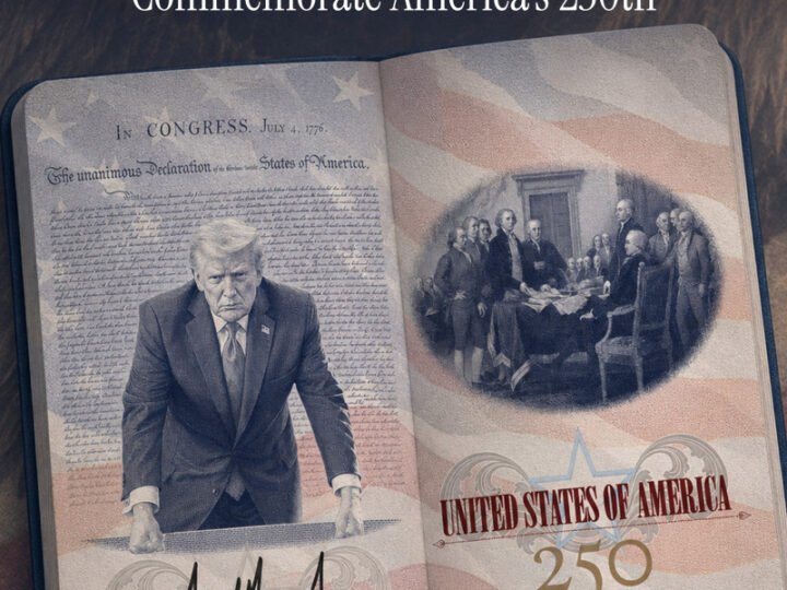 Trump presenta el nuevo pasaporte de EEUU, «¡Bienvenido, pero pórtate bien!»
