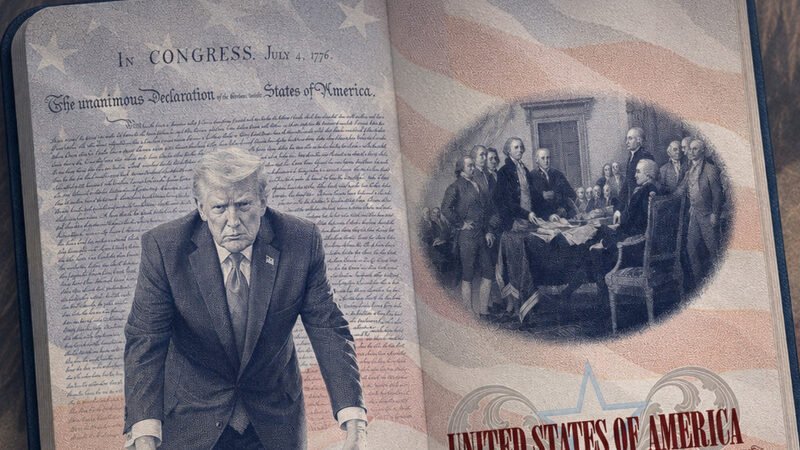 Trump presenta el nuevo pasaporte de EEUU, «¡Bienvenido, pero pórtate bien!»