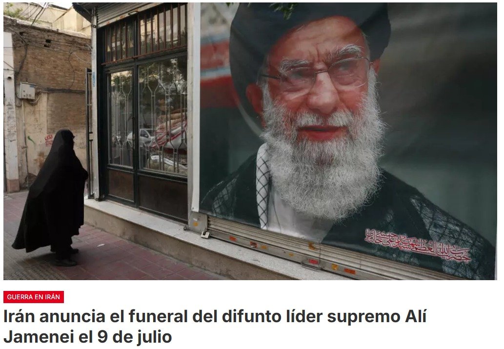 El funeral previsto para marzo, pero fue retrasado por la guerra con Estados Unidos e Israel