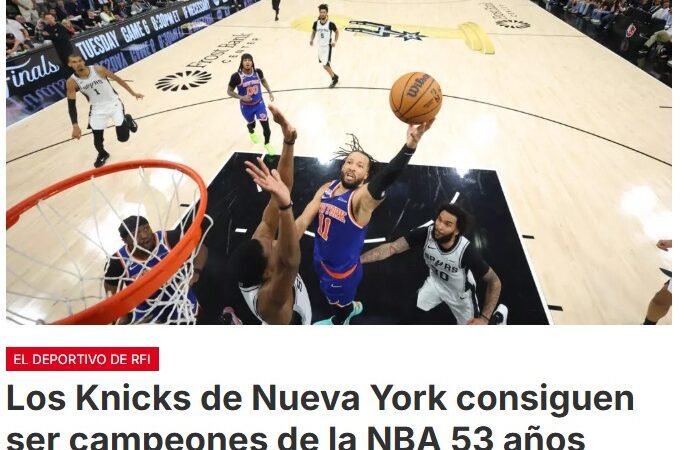 Los New York Knicks conquistan el tercer campeonato de la NBA. Rompen una sequía de 53 años sin ganar título