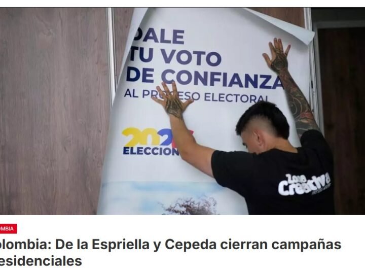Abelardo de la Espriella e Iván Cepeda cierran sus campañas presidenciales en multitudinarios eventos