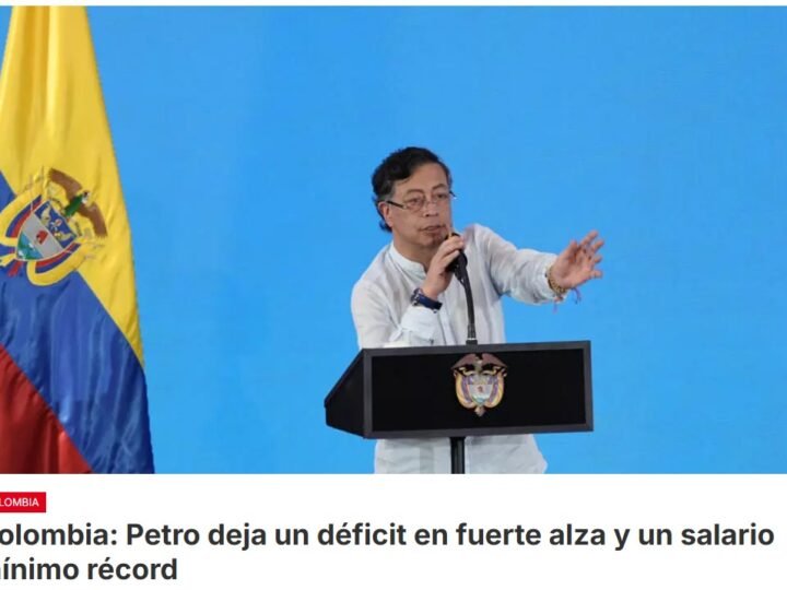 A cuatro días del balotaje, Colombia enfrenta un panorama fiscal crítico con un déficit cercano al 7% del PIB y unas cuentas públicas en franco deterioro