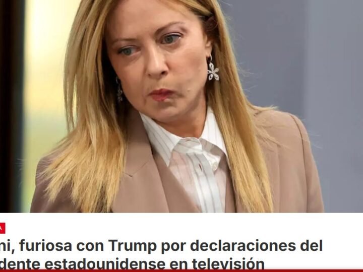 Encontronazo diplomático entre la primera ministra italiana y el mandatario norteamericano
