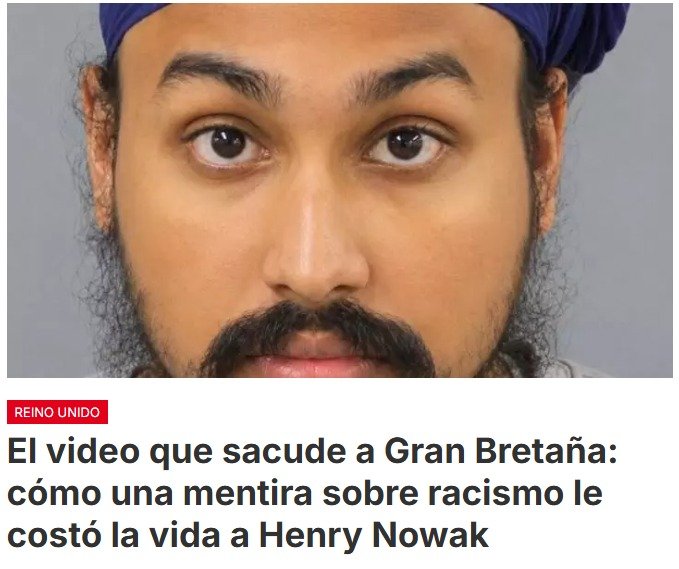 Justicia británica difunde imágenes que indignan al país, tras cadena perpetua de Vickrum Digwa, británico de origen sij, por el asesinato de Henry Nowak