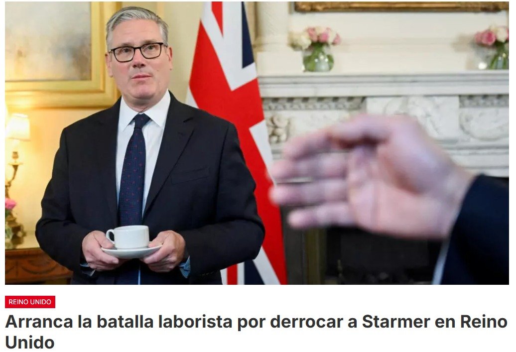 Varios ministros dispuestos a dimitir en cadena si Starmer no se aparta