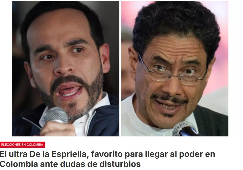 La derecha cuenta con el dinamismo en una campaña marcada por la judialización de varias causas y con Petro agitando el fantasma de fraude y eclipsando al candidato de la izquierda, Cepeda