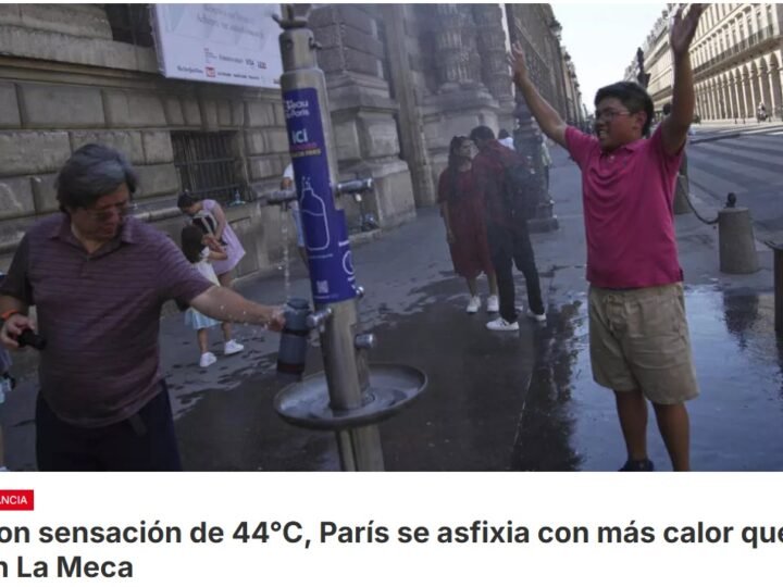 Ola de calor se afianza mientras que  la mitad de Francia se pone en alerta