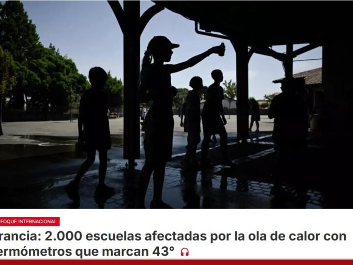 El calor azota Francia con 49 departamentos y 35 millones de personas en alerta roja