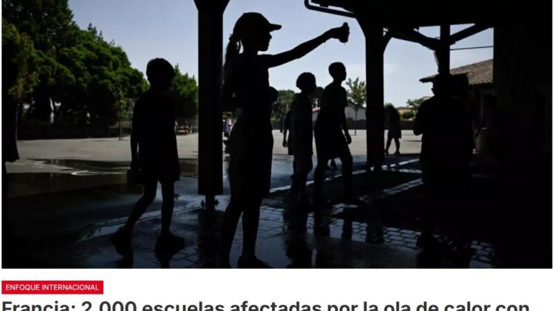 El calor azota Francia con 49 departamentos y 35 millones de personas en alerta roja
