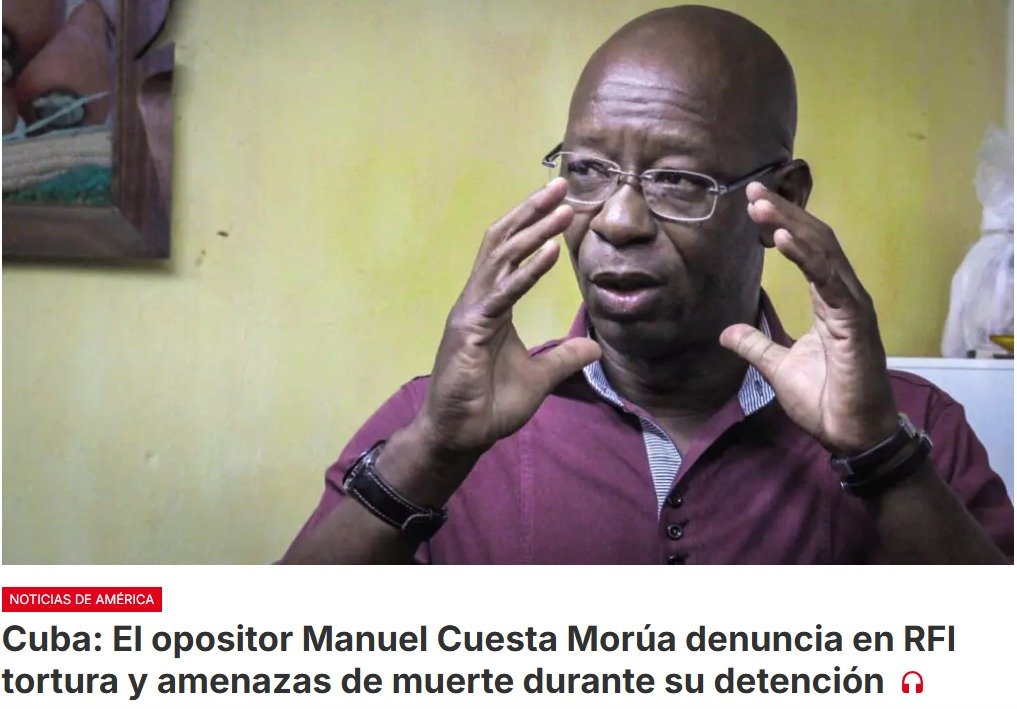 El activista Cuesta Morúa relata la detención de Manuel Cuesta Morúa y sus motivos