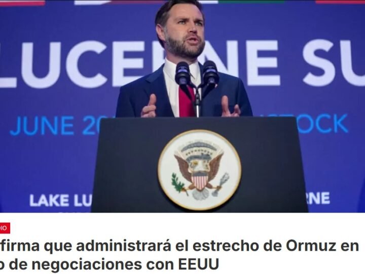 «Todos deben saber que la administración del estrecho de Ormuz no vuelve a ser como antes de la guerra», asegura hoy el negociador iraní