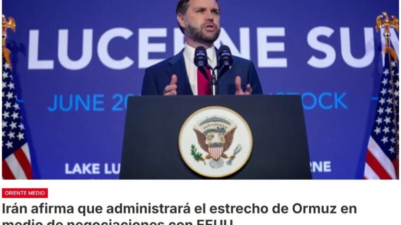 «Todos deben saber que la administración del estrecho de Ormuz no vuelve a ser como antes de la guerra», asegura hoy el negociador iraní