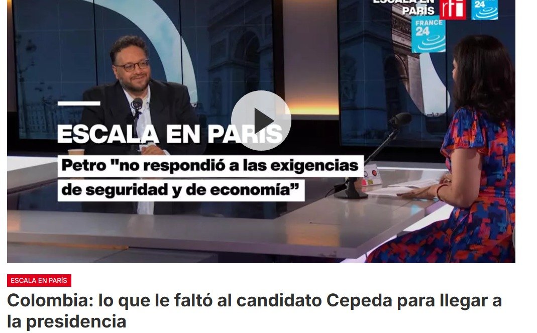 A el candidato colombiano, de la izquierda, Iván Cepeda le faltó un puñado de puntos para conseguir una nueva victoria