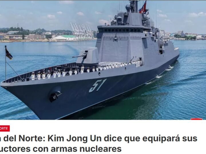 El líder norcoreano Kim Jong Un afirmó que su país está equipando «a la Marina con armas nucleares»