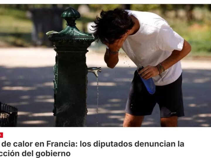 La ola de calor está en su punto álgido en Francia