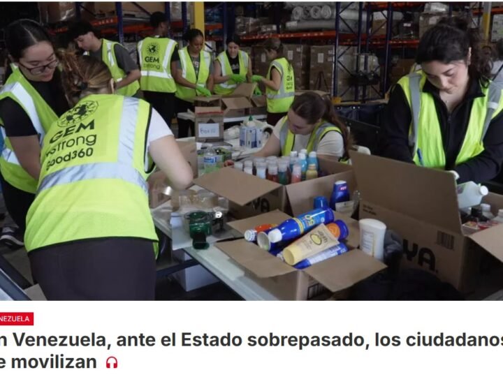 Delcy Rodríguez sobrepasada, mientras ciudadanos venezolanos llenan vacío, rescatan sobrevivientes, atienden heridos y llevan comida al personal médico