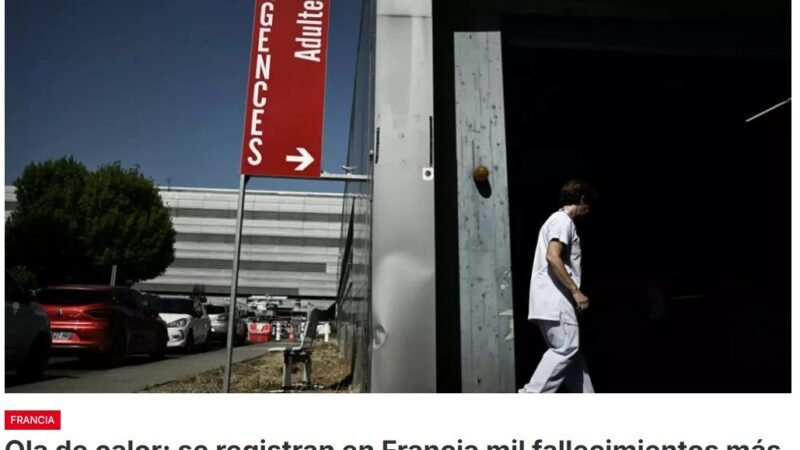 Desde el miércoles 24 de junio de 2026, ya se han registrado en Francia un mil muertes más de lo habitual