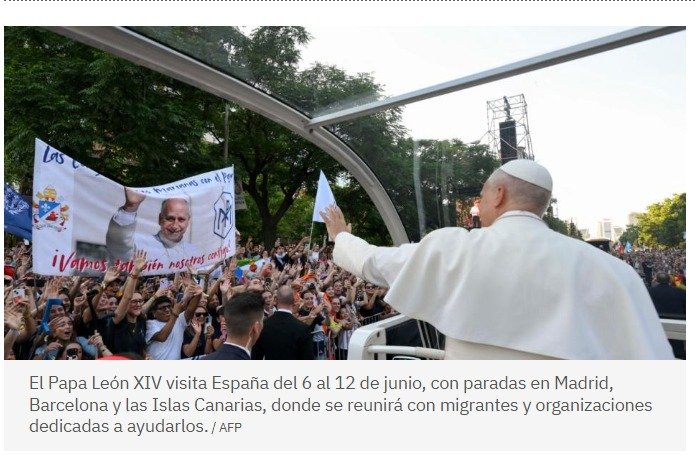El pedido del Papa León es  acabar con narrativas divisivas y polarizantes en su primer día en España