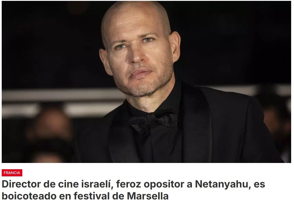 El cineasta Nadav Lapid se ve obligado a anular su presencia en el festival de Marsella