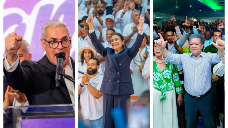 La  política a un año de la precampaña en RD.