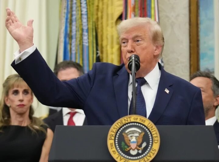 Trump  «Esta noche les vamos a dar duro»