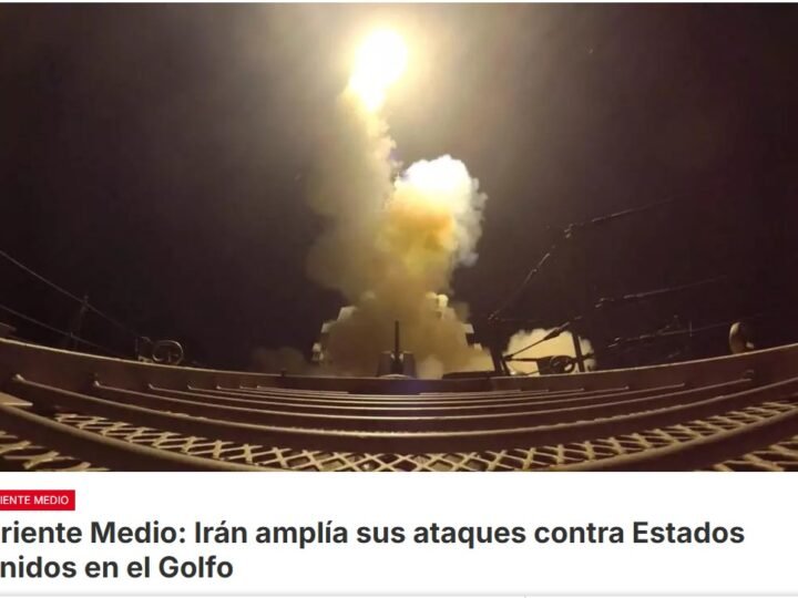 La escalada entre Estados Unidos e Irán entró este lunes en una nueva fase con ataques cruzados más allá del estrecho de Ormuz