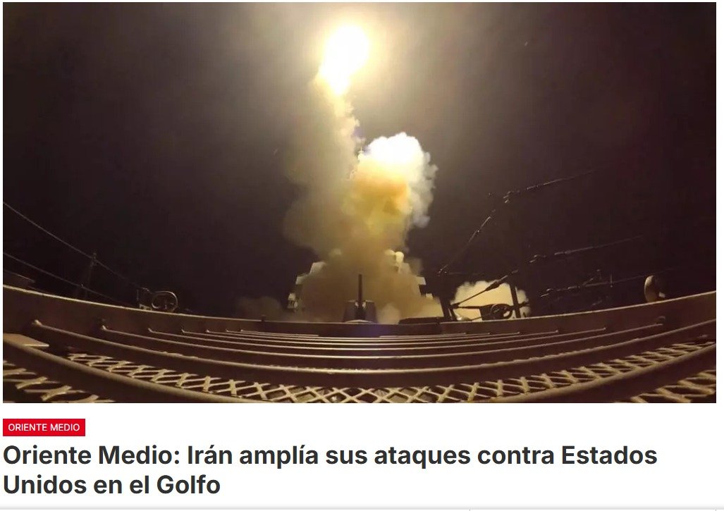 La escalada entre Estados Unidos e Irán entró este lunes en una nueva fase con ataques cruzados más allá del estrecho de Ormuz