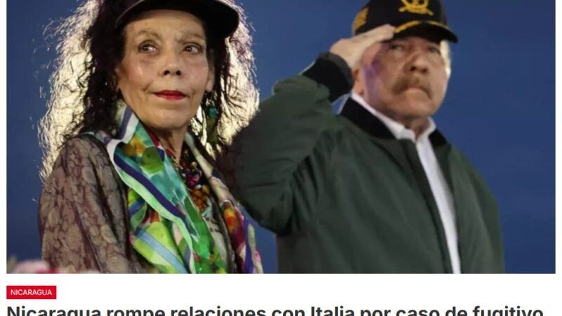 El gobierno de Nicaragua rompe relaciones con Italia ante críticas de dar refugio a Alessio Casimirri exmilitante de las Brigadas Rojas condenado por el asesinato del ex primer ministro italiano Aldo Moro en 1978