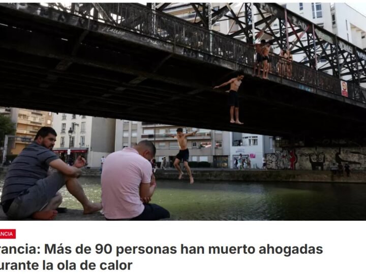 El balance de muertos por ahogamiento se eleva a más de 90 fallecidos desde el 19 de junio, informa el gobierno francés este jueves