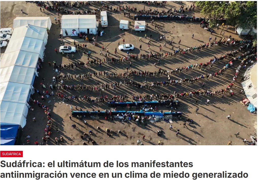 Sudáfrica se prepara para un día de gran tensión este martes 30 de junio, fecha límite fijada al margen de cualquier marco legal por varias organizaciones antiinmigración para que los inmigrantes indocumentados abandonen el país